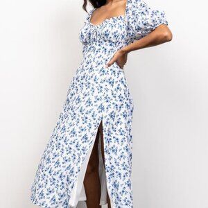 Baltic Born Gwen Smocked Midi Dress Cottage Core Bridgerton Dress